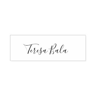 Custom Handwritten Signature Name Design Self-inking Stamp