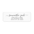 Custom Handwritten Stylish Elegant Return Address