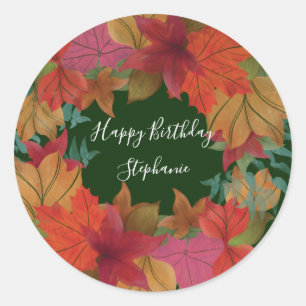 Custom Happy Birthday sticker