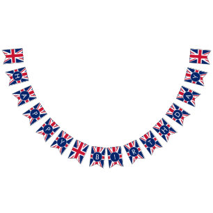 Custom Happy Birthday Union Jack Bunting Flags