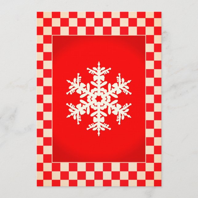 Custom Happy Holidays Party Invitation (Front)