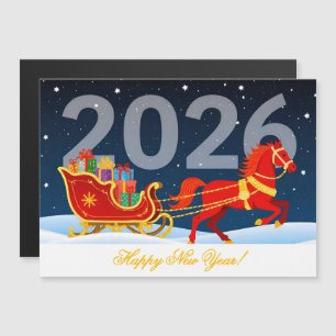 Custom Happy New Year of the Red Fiery Horse 2026