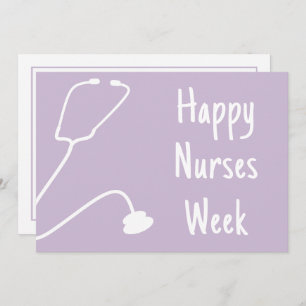 Custom Happy Nurses Week Nurse Appreciation Thank You Card