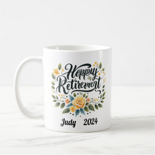 Custom Happy Retirement Coffee Mug
