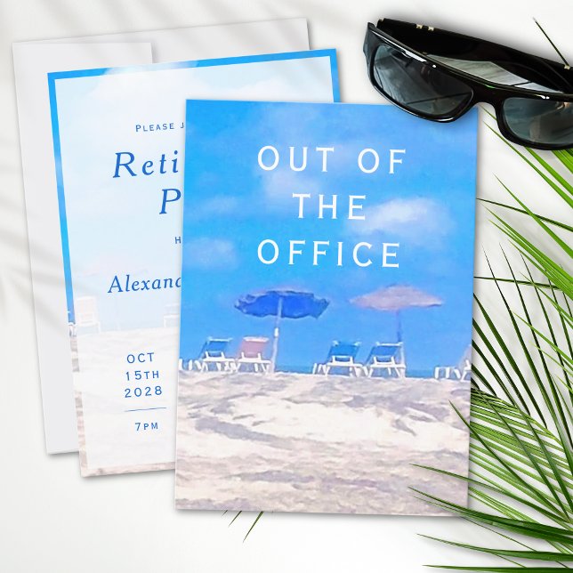 Custom Happy Retirement Party Invitation (Creator Uploaded)