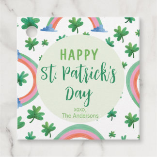 CUSTOM Happy St Patrick's Day Favour Tags