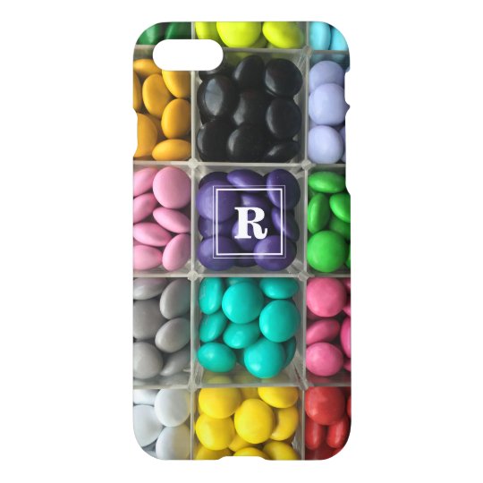 Custom, Hard Candy Photograph with monogram iPhone 8/7 Case