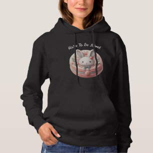 Custom Hare to Be Sweet Cute Bunny Macaron Design Hoodie