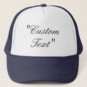 Custom Hat, Custom Text, Customized Hat, Custom Trucker Hat