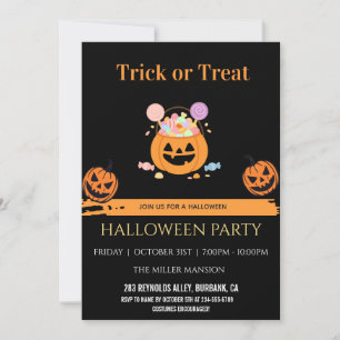 Custom Haunted House Halloween Party  Invitation