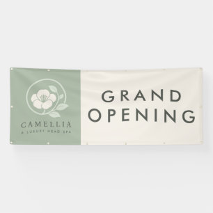 Custom Head Spa Grand Opening Banner