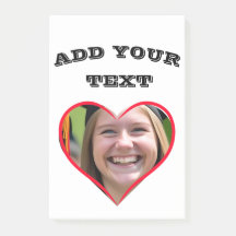 custom heart photo text 