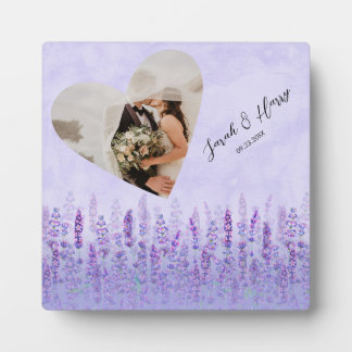 Custom Heart-shaped  Add ur Own Picture & Names Plaque