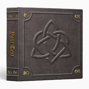 Custom Heart Triquetra Book of Shadows Binder