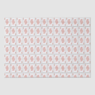 Custom Hebrew Venachafoch-hu Purim Mishloach Manot Tissue Paper