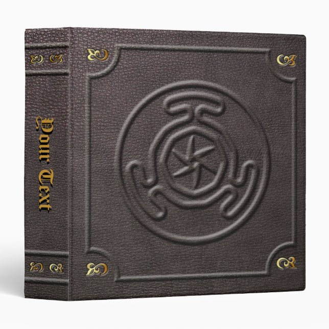Custom Hecate's Wheel Book of Shadows Binder (Front/Spine)