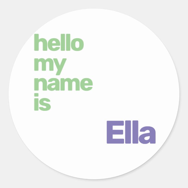 custom hello baby shower welcome Sticker (Front)
