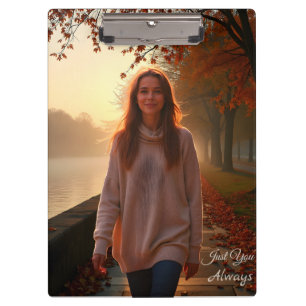 Custom Her Portrait – A Special Gift for Her Clipboard