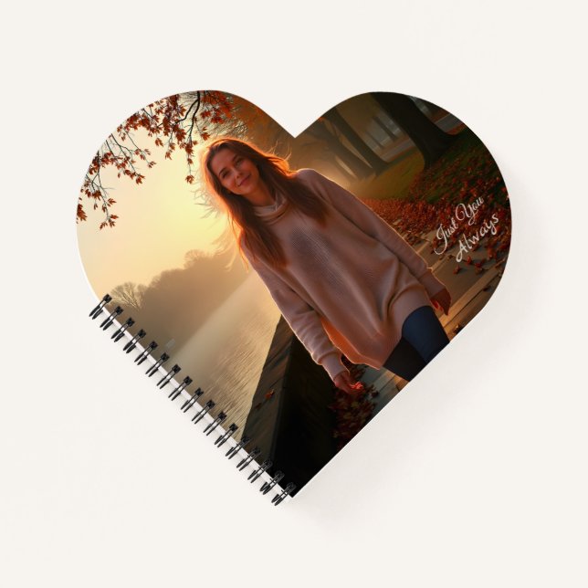 Custom Her Portrait – A Special Gift for Her Notebook (Front)
