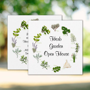 Custom Herb Garden Invitation