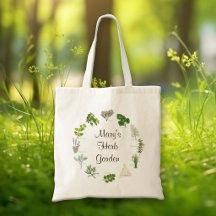 Custom Herb Garden tote Bag