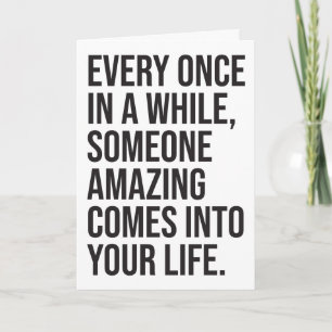 CUSTOM Here I am Sarcastic Romantic Humour Funny Card