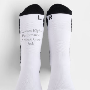 Custom High-Performance Athletic Crew Sock