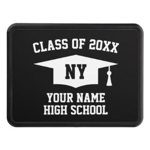Custom high school graduation class of 20243 trailer hitch cover
