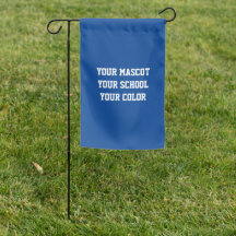Custom High School Spirt House Flag