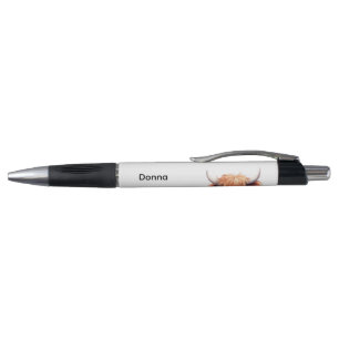 Custom. Highland Heart Cow. Pen