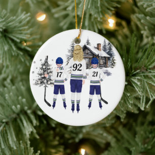 Custom Hockey Ornament