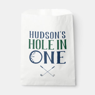 Custom Hole in One First Birthday Favour Bags