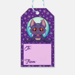 Custom Holiday Bat Gift Tags