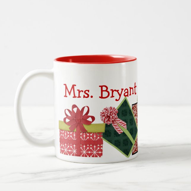Custom HOLIDAY COFFEE MUG (Left)
