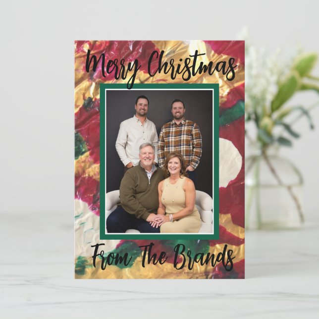 Custom Holiday Greeting Cards for you! (Standing Front)