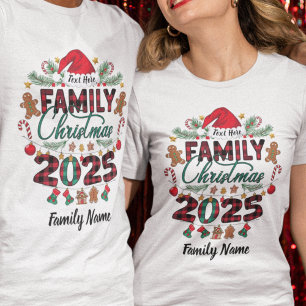 Custom Holiday Matching Shirt for Families 