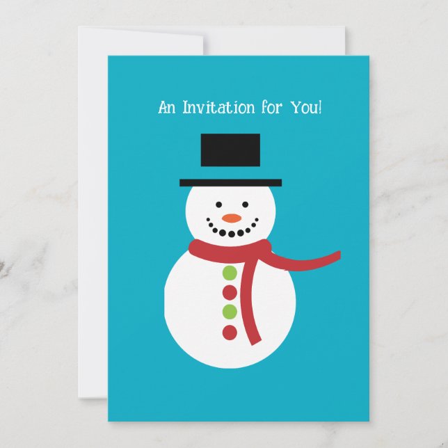 Custom Holiday Save the Date Invitation (Front)