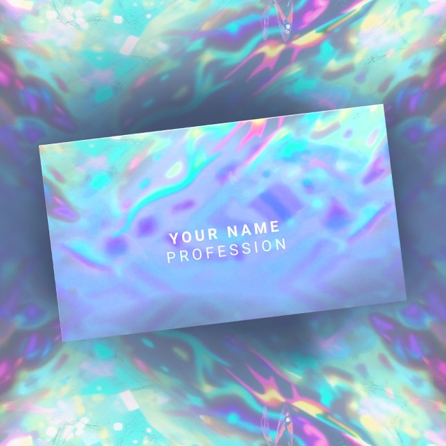 Custom Holographic Iridescent Business Card (Creator Uploaded)