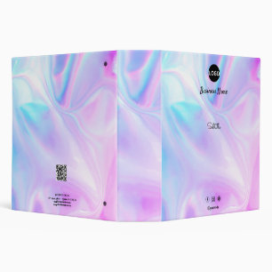 Custom Holographic Logo Notebook Binder