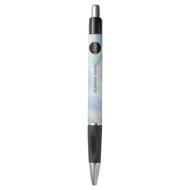 Custom Holographic Logo  Pen (Front Vertical)