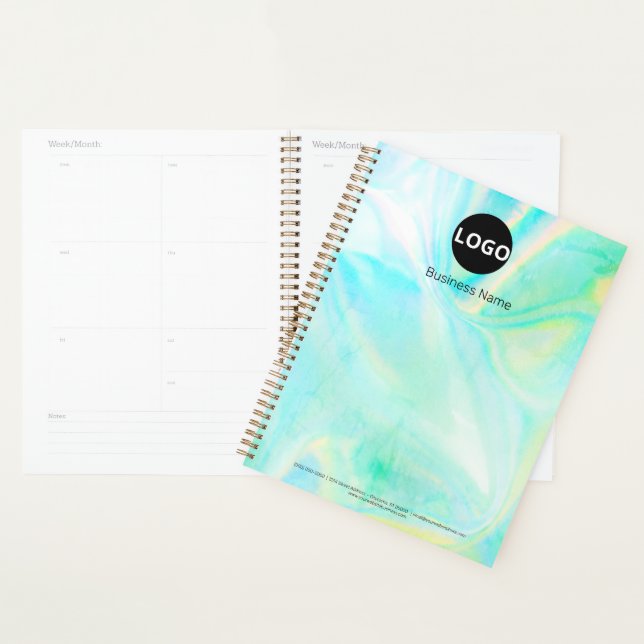 Custom Holographic Logo schedule Planner (Display)