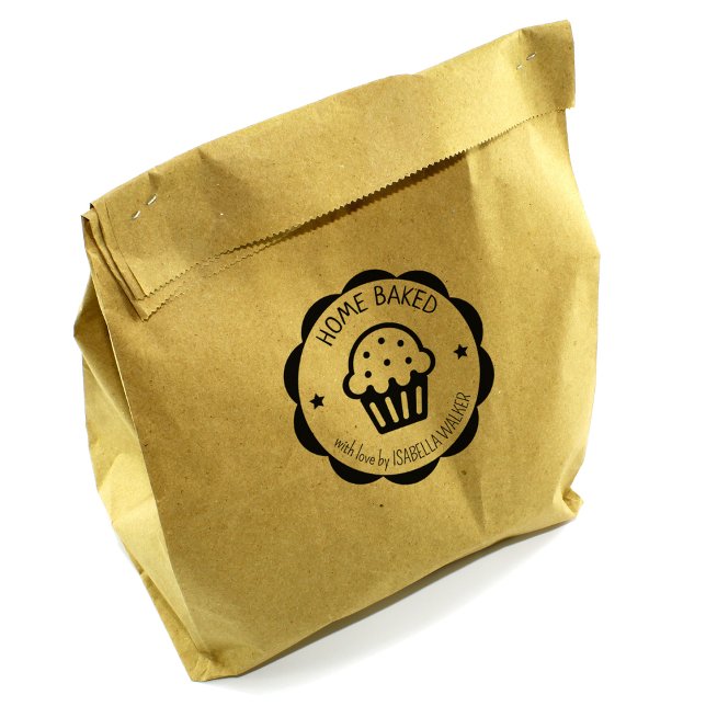 Custom Home Baked Cupcakes Business Rubber Stamp (Creator Uploaded)