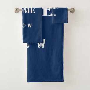 Custom Home Coordinates Bath Towel Set