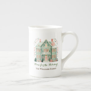 Custom Home for the Holidays Festive Mug 