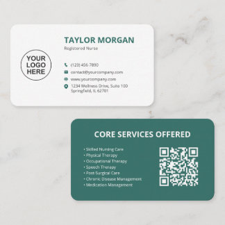 Custom Home Health/Care Business Card