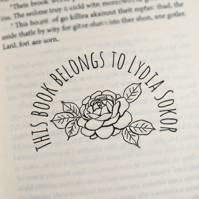 Custom Home Library Self-inking Stamp (Creator Uploaded)