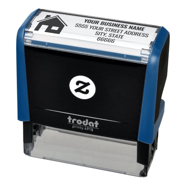 Custom Home Logo Name Address Self-inkimg Stamp (Product)