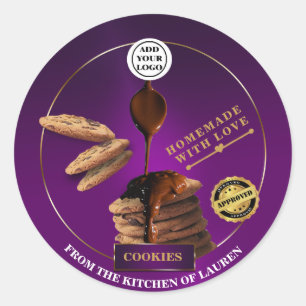 custom homemade baked goods cookies label
