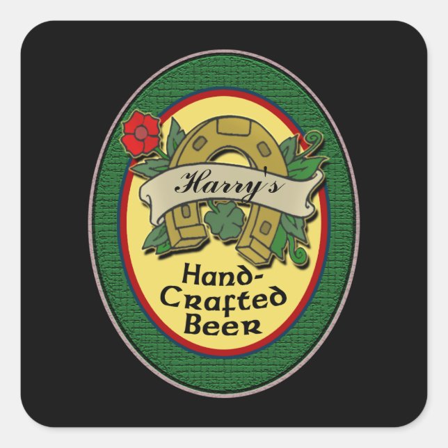 Custom Homemade Beer Labels (Front)