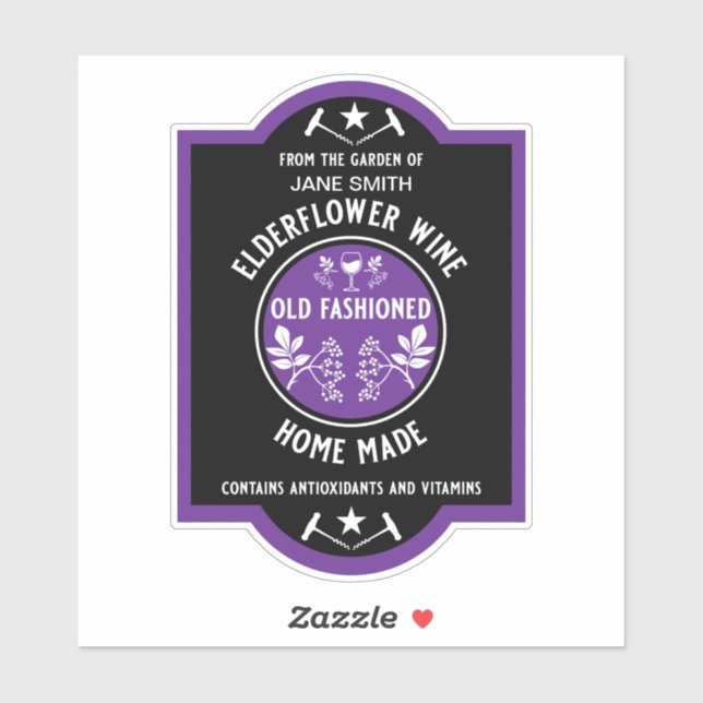 Custom Homemade Elderflower (Sheet)